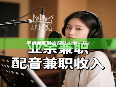 东明手机兼职致富日结一单一结！